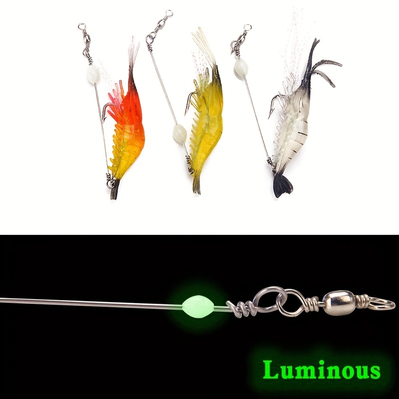 Luminous Bionic Shrimp Fishing Lures Freshwater Saltwater - Temu Canada