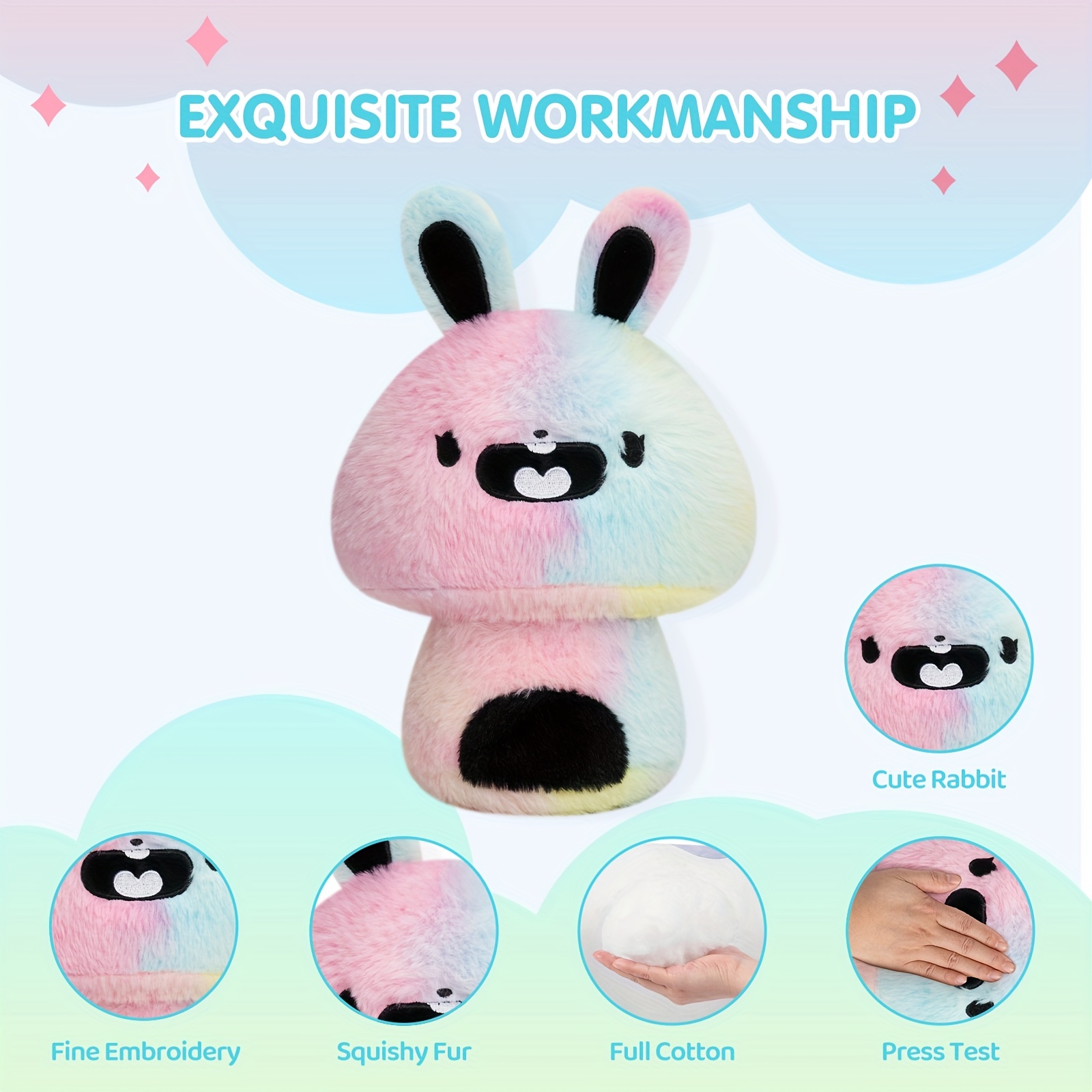 Blind Bag season E Mushroom Plush Toy Soft Stuffed - Temu