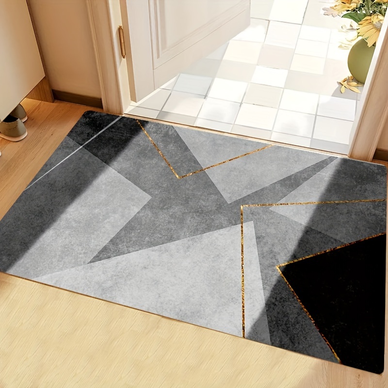 Carpet Floor Entrance Home, Nordic Washable Floor Mat