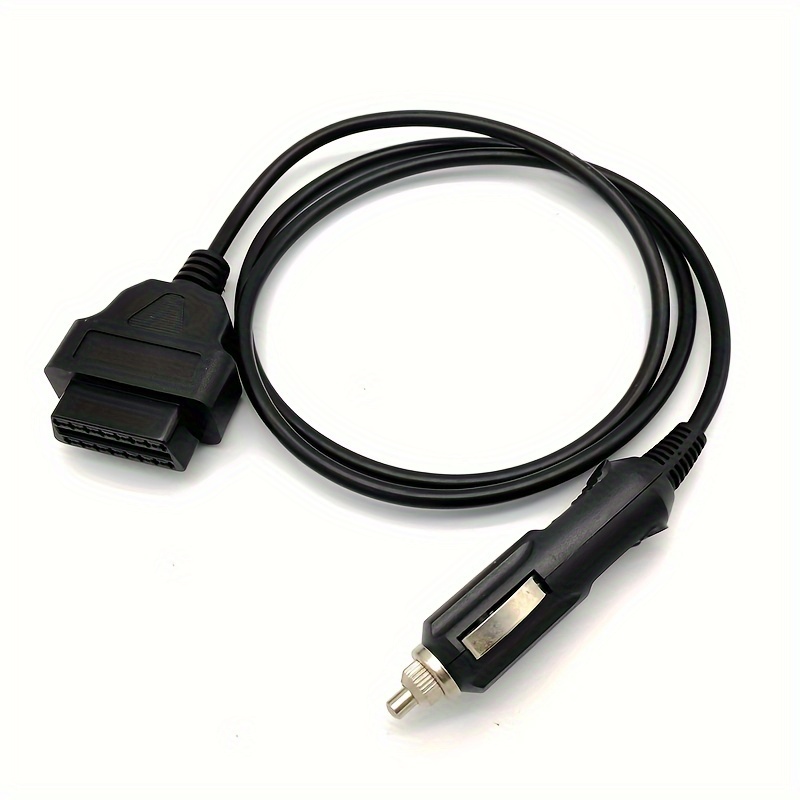 DC 12V 16 Pin OBD2 Car Diagnostic Connector Adapter Cable Tool 