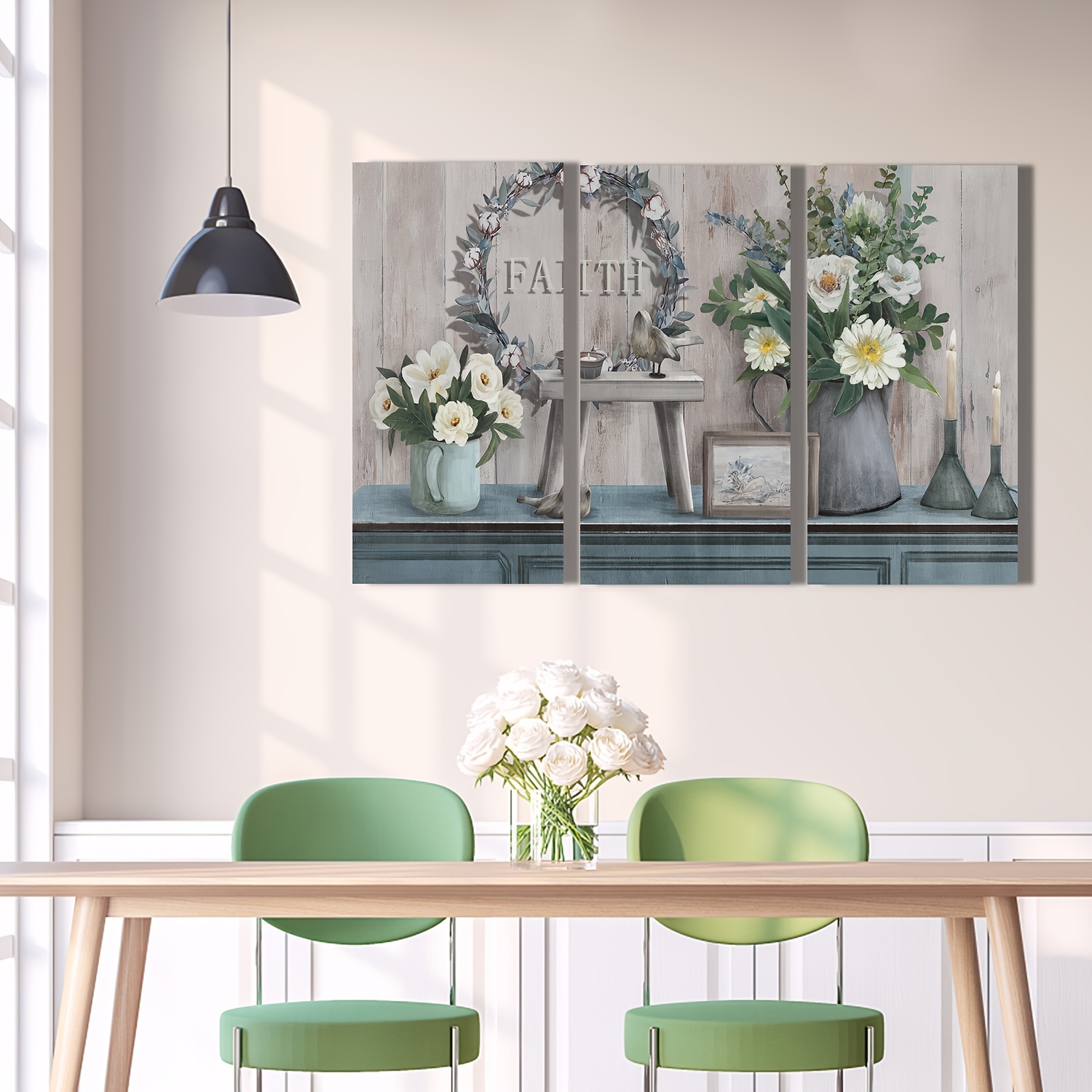 Art Flower Table Celebrate Modern Abstract,, For Living Room Bedroom Office Wall  Decor, Unfarmed (painting Only - Temu Italy