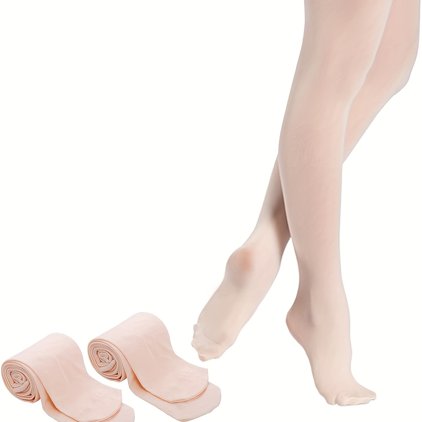Grande elasticidade Ballet Tights, Dance Footed, Leggings de