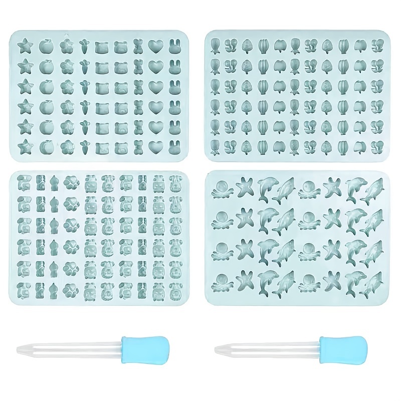 1pc Fudge Molds Candy Molds Bpa Free Silicone Molds Easy Fill Shapes With  Pipette Chocolate Molds - Home & Kitchen - Temu