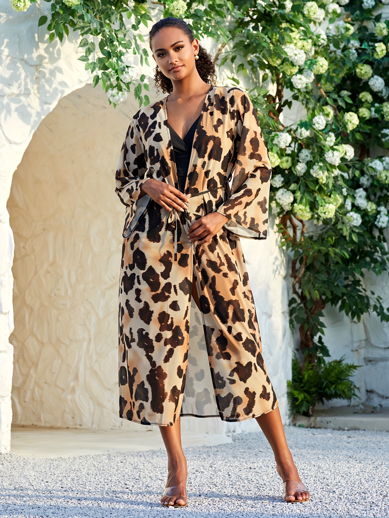 Leopard print hot sale beach wrap