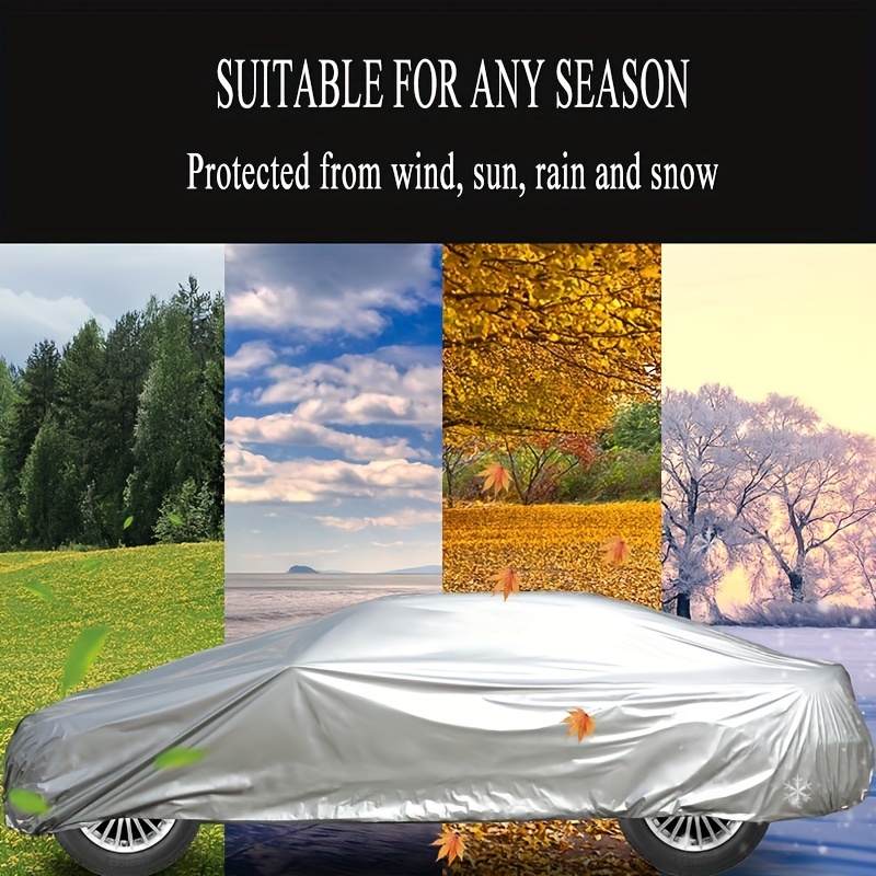 Car Cover Waterproof All Weather For Automobiles, Outdoor Full Cover Rain Sun  Uv Protection, Universal Fit For Sedan - Temu Bulgaria