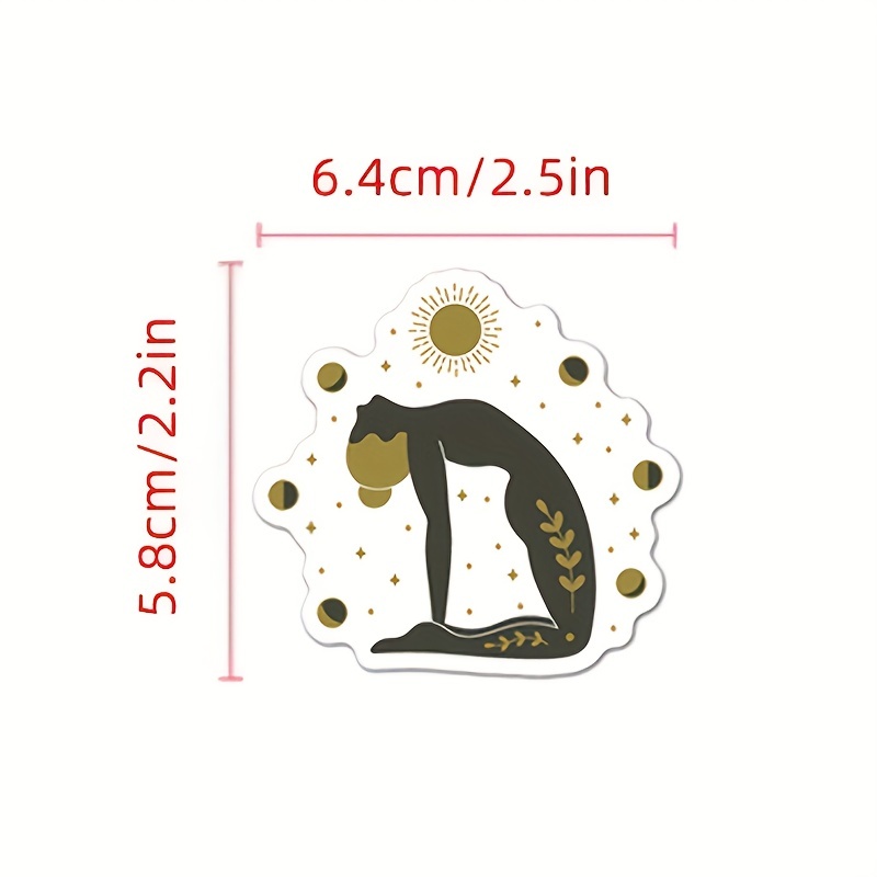 Yoga stickers