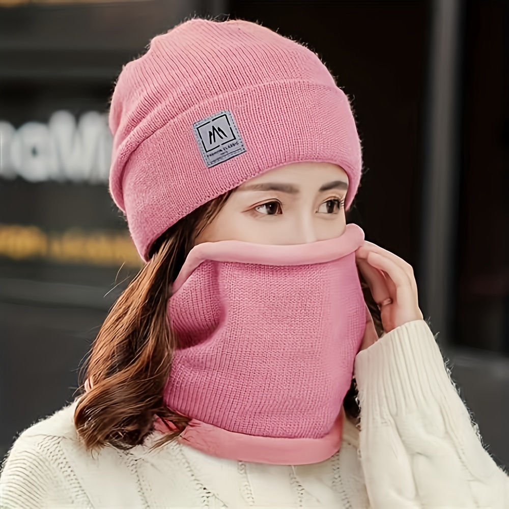 Tuopuda Cappello e Sciarpa Donna Invernali 2 Pezzi Pom Pom