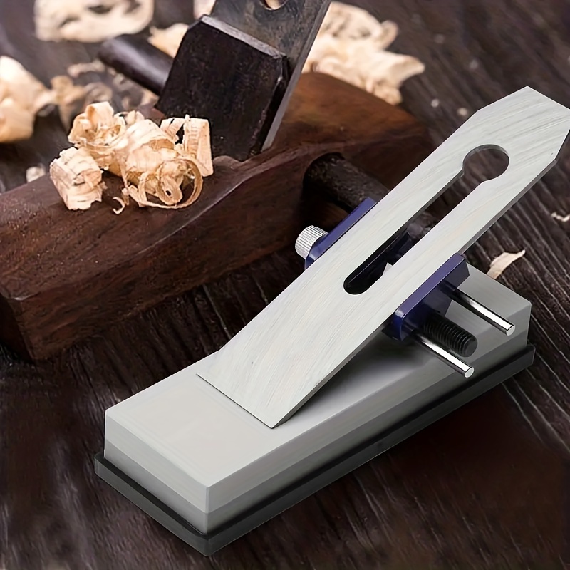 Honing Guide Jig for Wood Chisel Edge Sharpening Holder,Fixed Angle Knife  Sharpener,Graver,Flat Chisel Hand Tool (Stainless Steel)