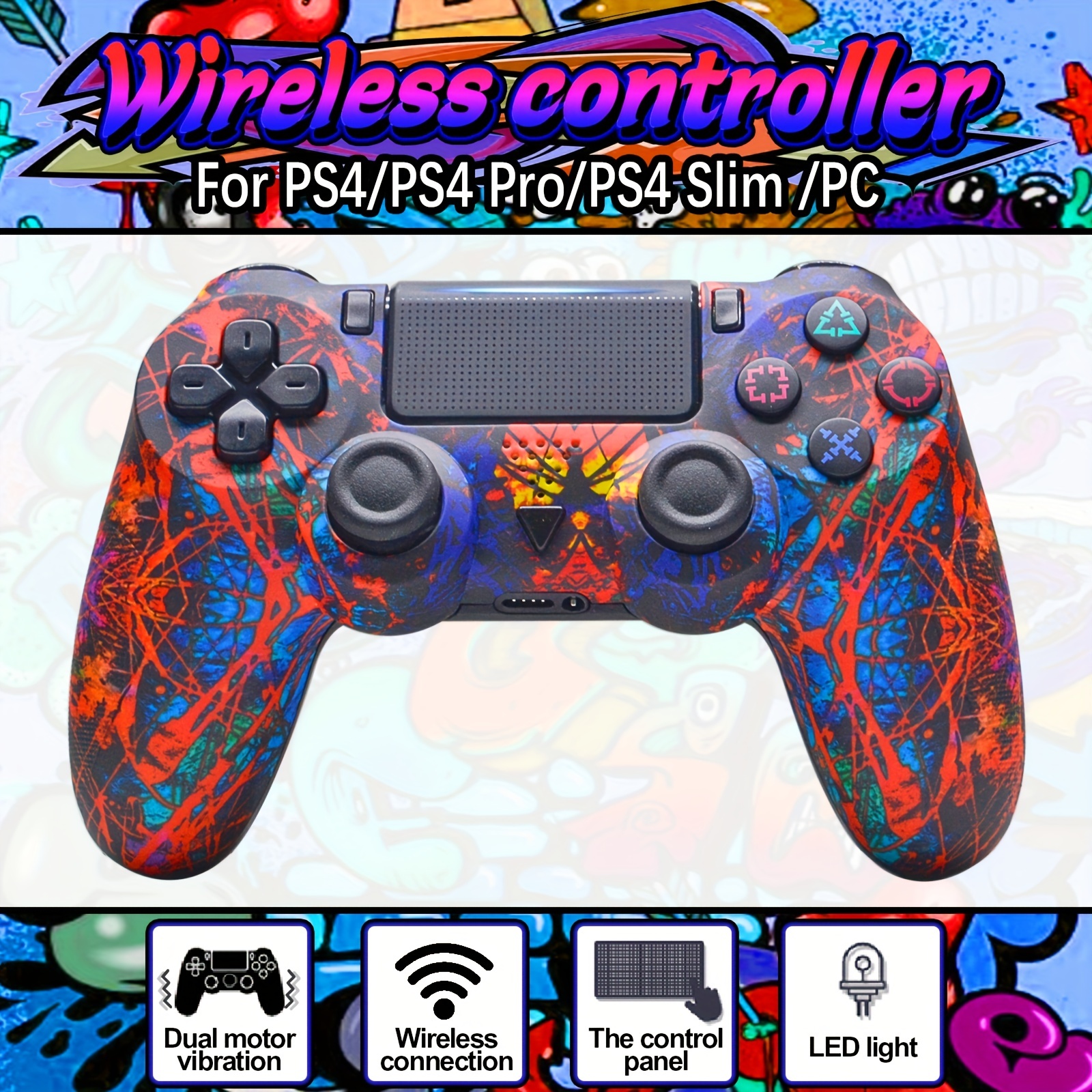 Controller Wireless Joystick Gioco Ps4/pro/slim Compatibile - Temu