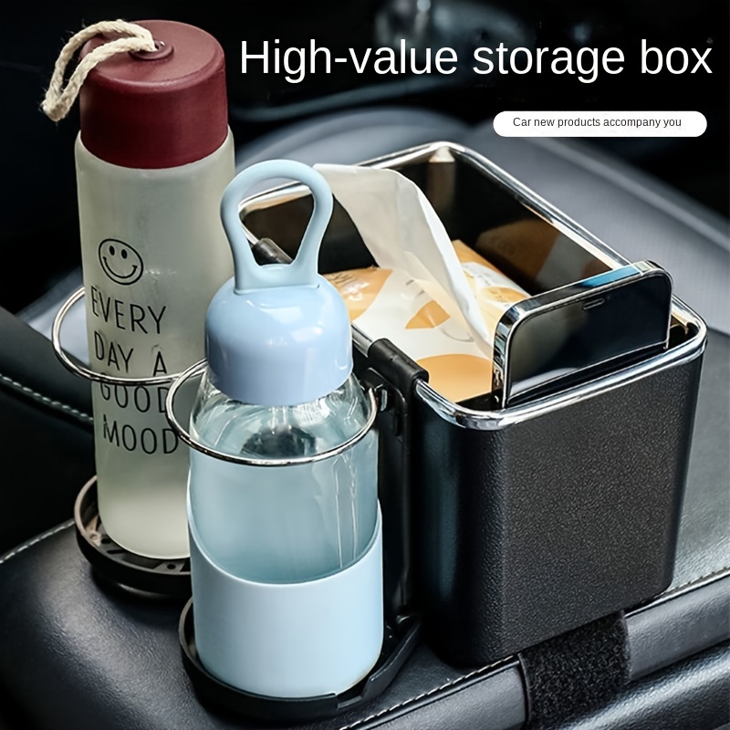 Single Din Car Stereo Radio Dash Cup Holder Storage Box - Temu Germany