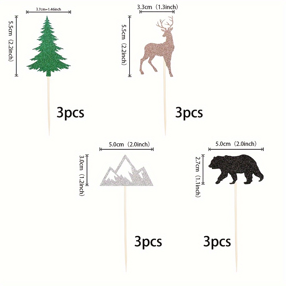 Woodland Creatures Holiday Topper Printables – Thimblepress