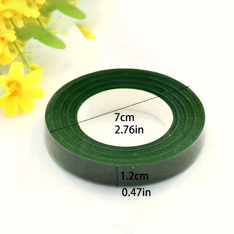 Dark Green Floral Tapes Diy Greenery Handmade Floral - Temu