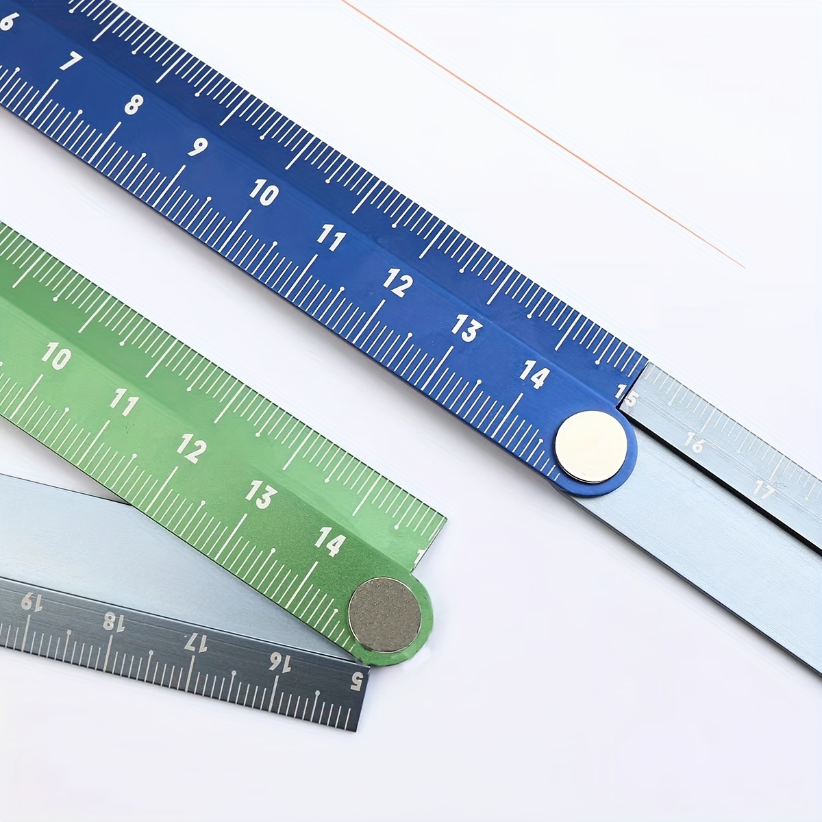 Multifunctional Folding Ruler Plastic Stainless Steel - Temu