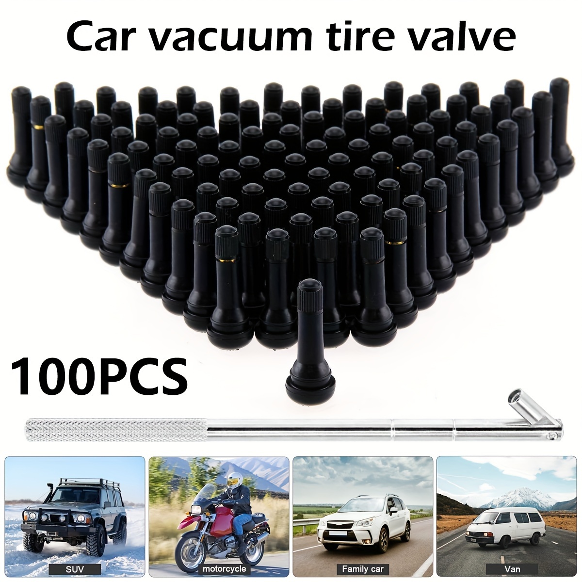 Scooter tubeless tyre Valve 2 Pcs Pack : : Car & Motorbike