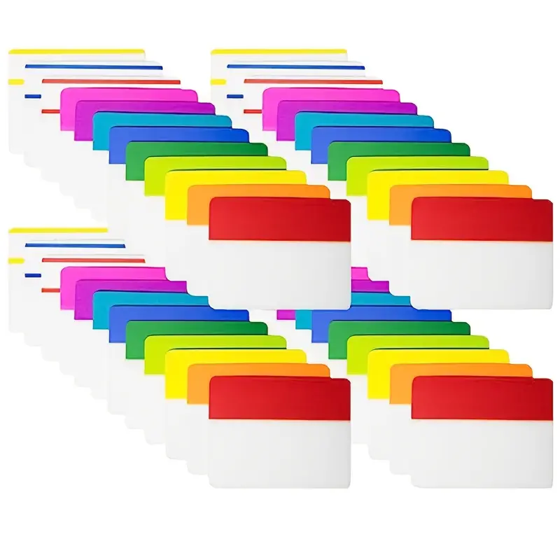 Tabs Sticky Idex Tabs Page Markers File Folder Tabs - Temu