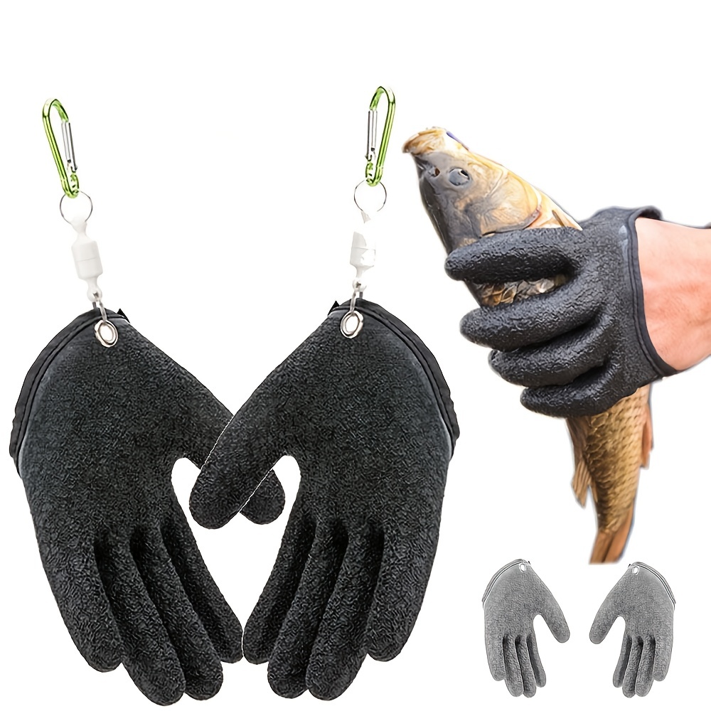 Anti slip Fishing Glove Fish Catching Glove Durable Latex - Temu
