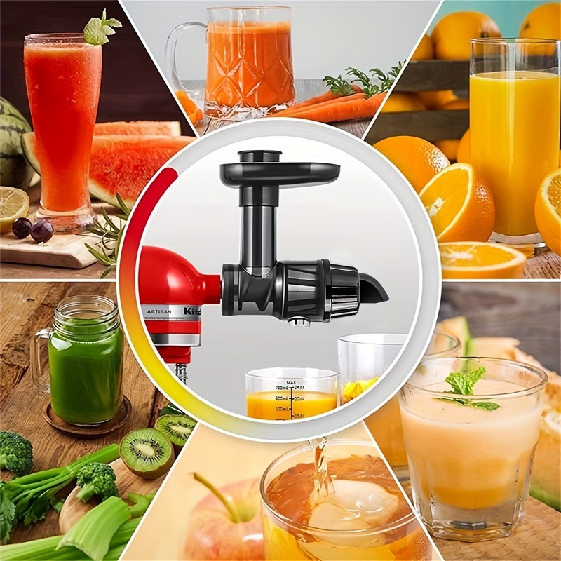Kitchen Aid Juicer Attachment, Juicer Attachment For Kitchen Stand Mixer  With 2 Size Reamer, Juicer For Kitchen Stand Mixer Citrus Juicer Attachment  Accessories - Temu