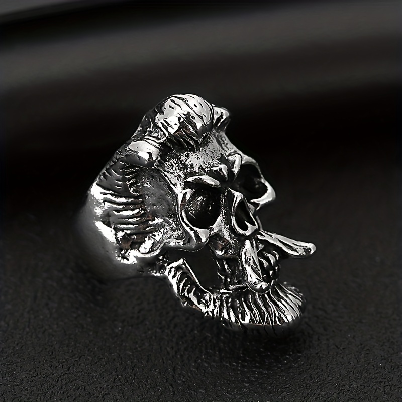 Beard on sale skull ring