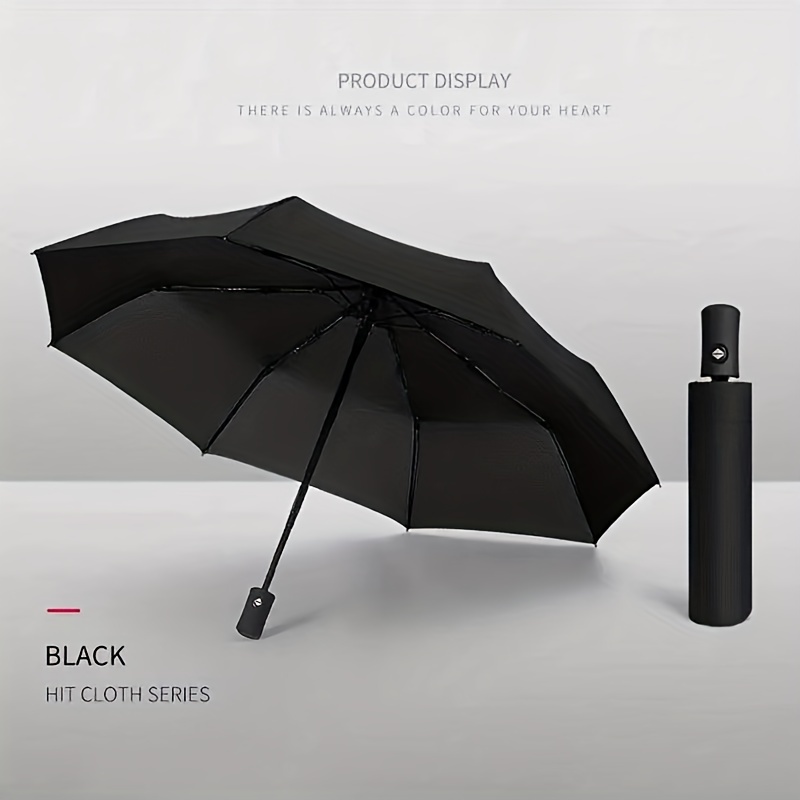 Portable Windproof Travel Umbrella Compact Lightweight Automatic Umbrella