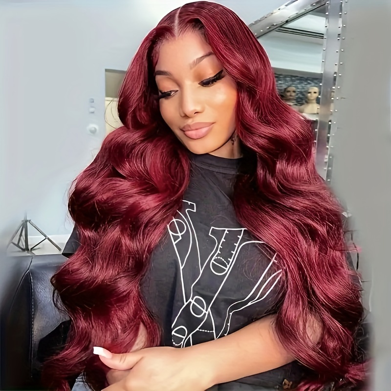 100% Human Hair Wigs Pre plucked Body Wave Wear And Go Wigs - Temu