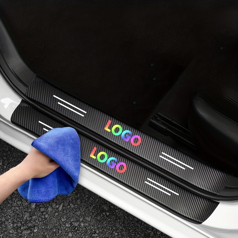 Carbon-Faser-Farbe Einstiegsleisten Fahrzeug Stilvoll Für