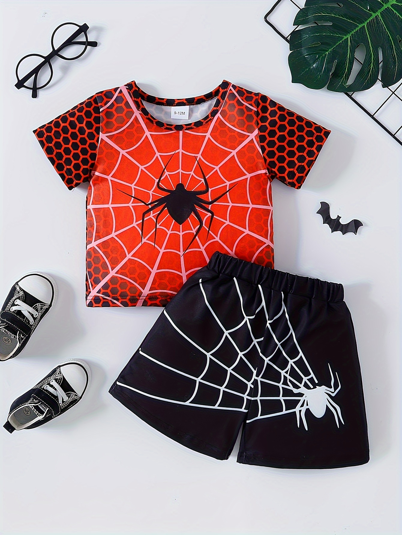 Spiderman Clothing Bundle  Shirts, Shorts, and Pants – Dark