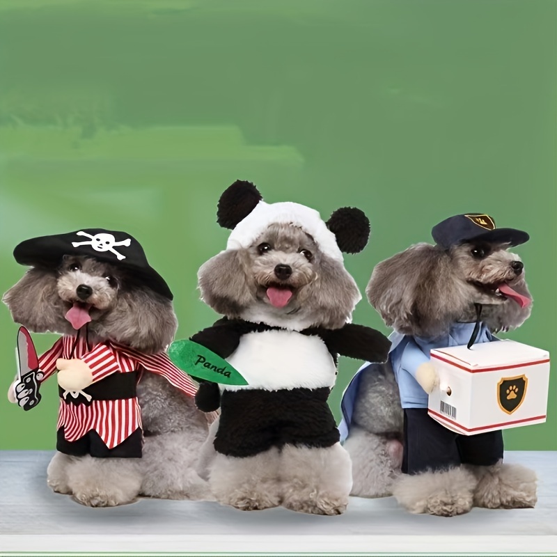 Cosplay Pet Costumes: Dog Standing Attire, Funny Dog Clothing