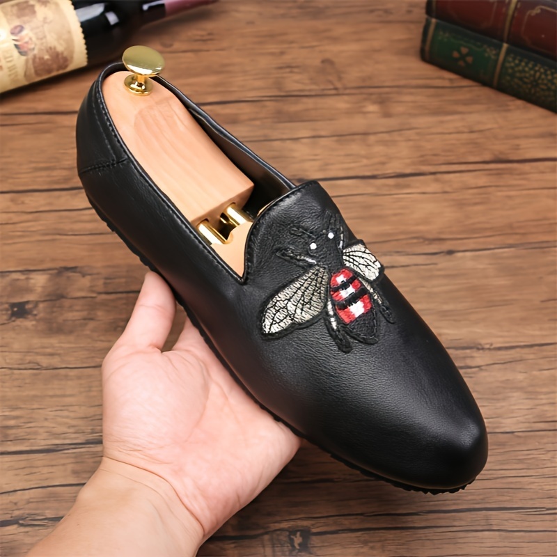 Mens patterned sale loafers