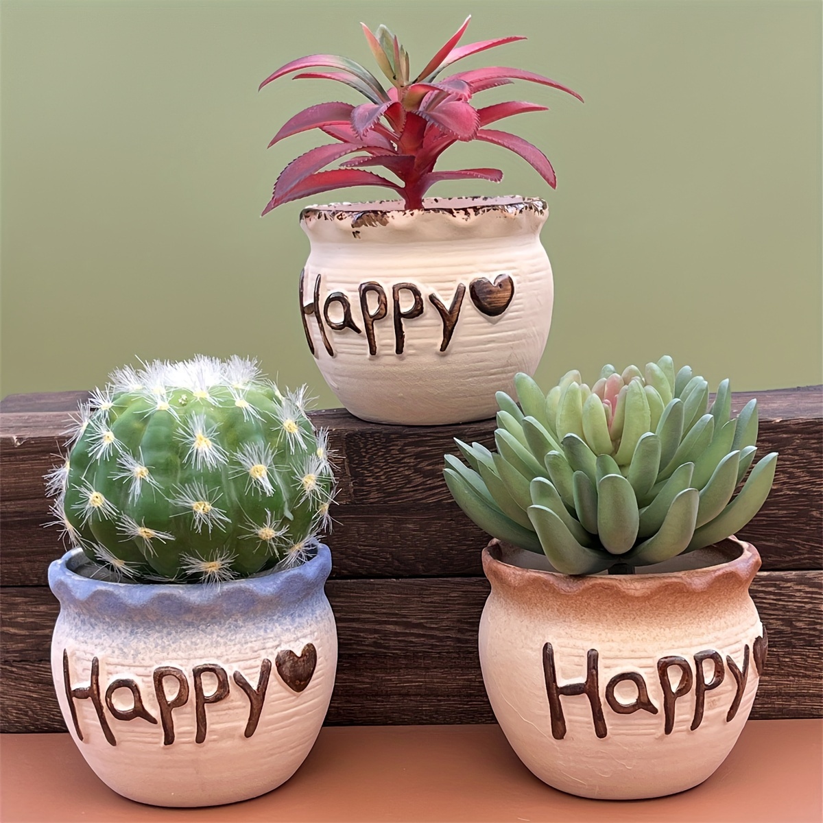 1pc, Piccoli Vasi Succulenti Con Drenaggio, Vasi Per Piante Da Interno, Piccoli  Vasi Da Fiori Per Cactus/bonsai Carini Per La Decorazione Domestica E La  Decorazione Della Scrivania, Adatto Come Regalo, Vasi Creativi