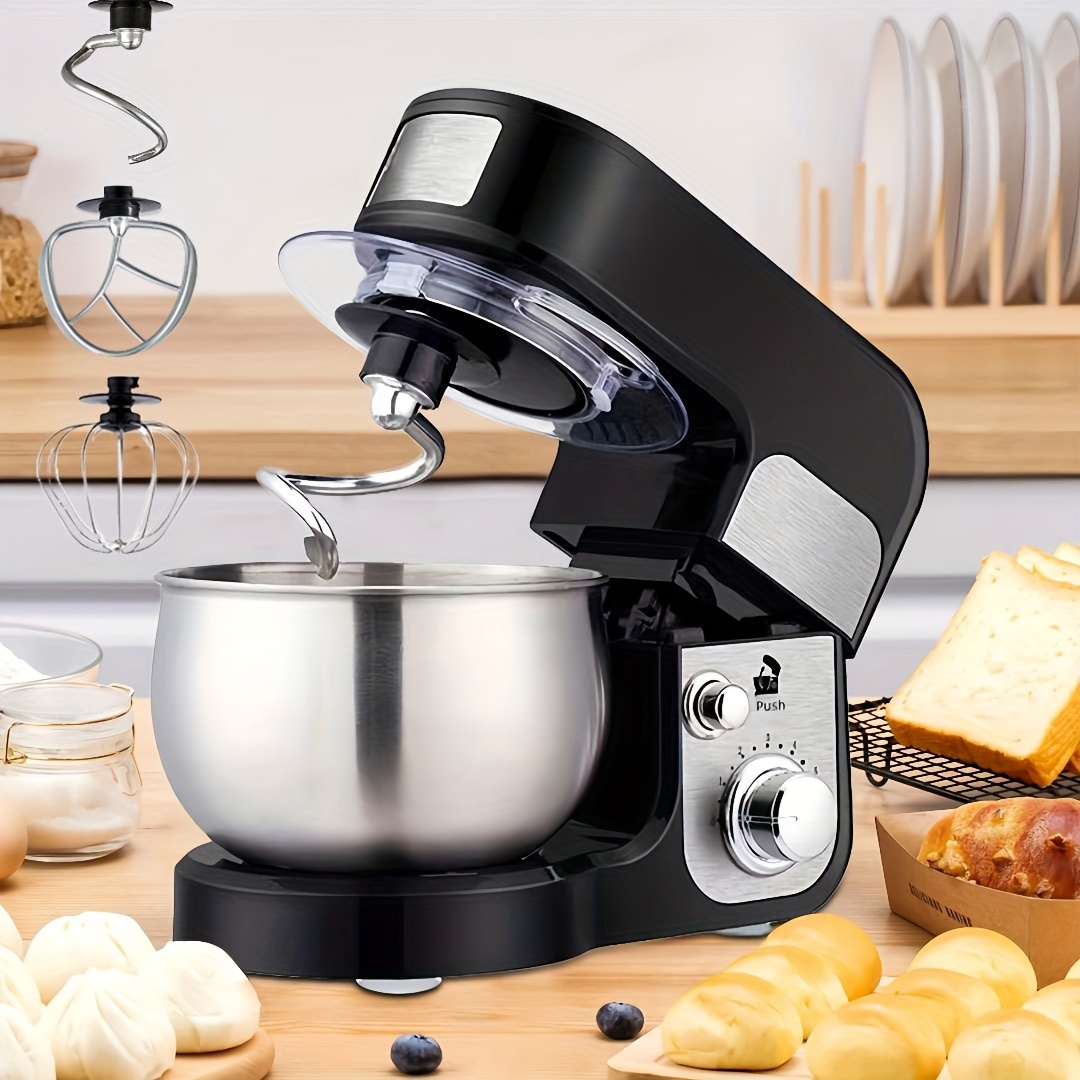 Household Small Automatic Egg Beater Multi-function Dough Mixer Bread Blenders  Kitchen Aid Standing Spiral Stand Blender Machine
