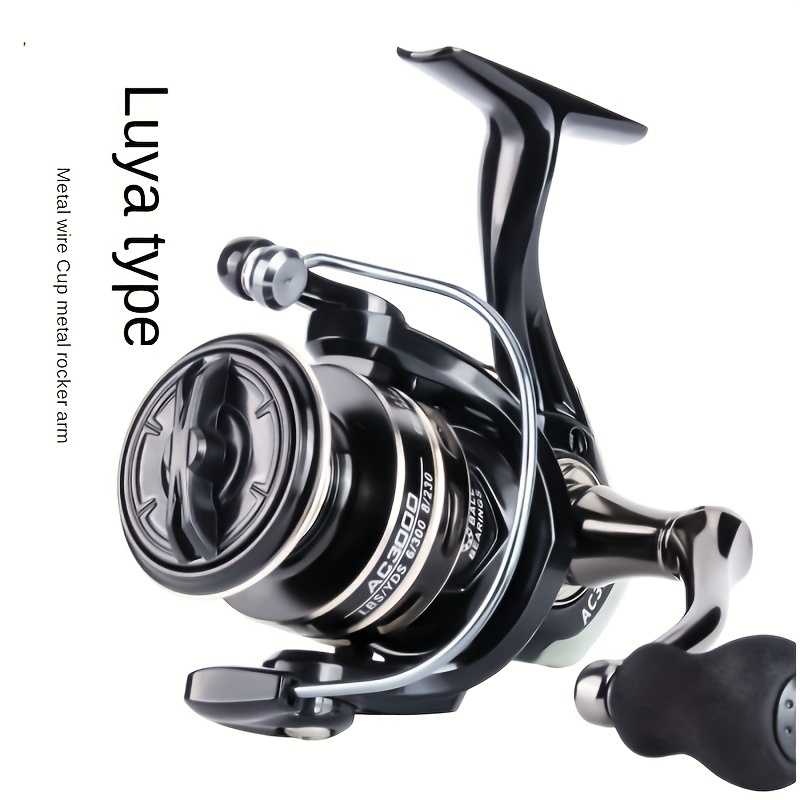 1pc 4000-5000 Series Aluminum Alloy Fishing Reel, Long Cast 12BB Spinning  Reel, Fishing Tackle, Tool