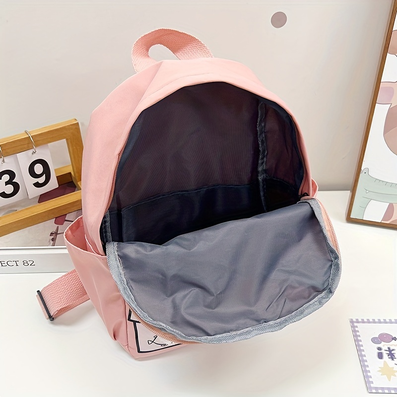 Plush Cat Cartoon Backpack Lightweight Travel Nylon Schoolbag