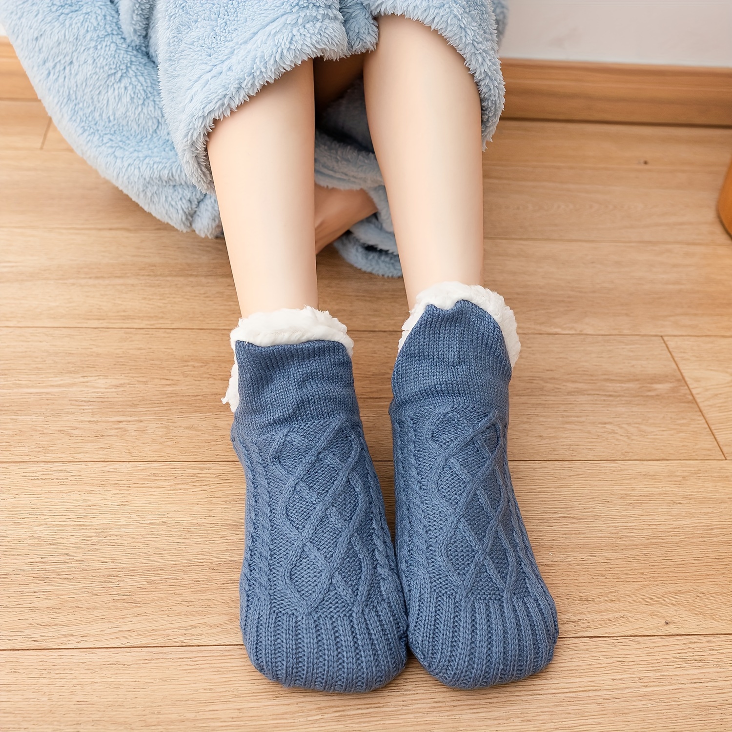 Womens Thermal Ankle Slipper Socks