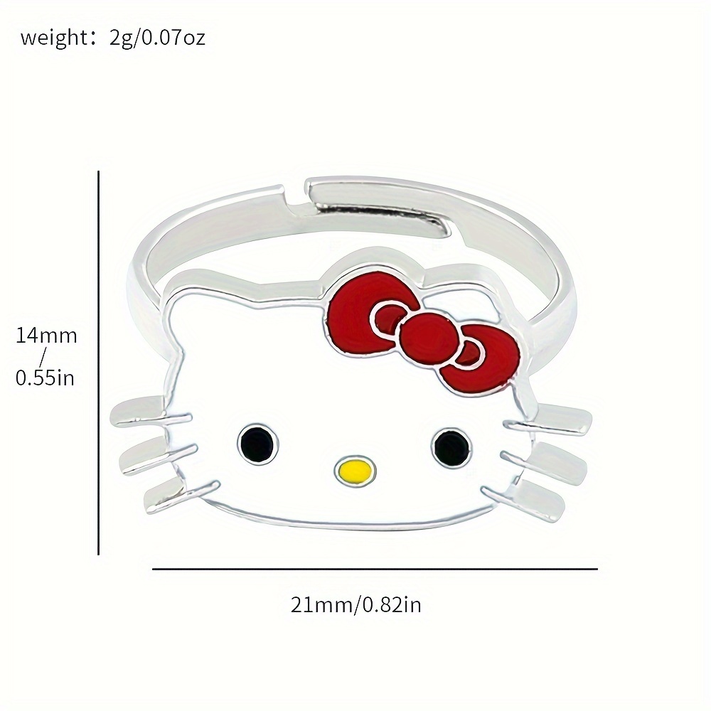 Kawaii Sanrio Diy Bangle Hello Kitty Charms Bracelet Beads Fashion