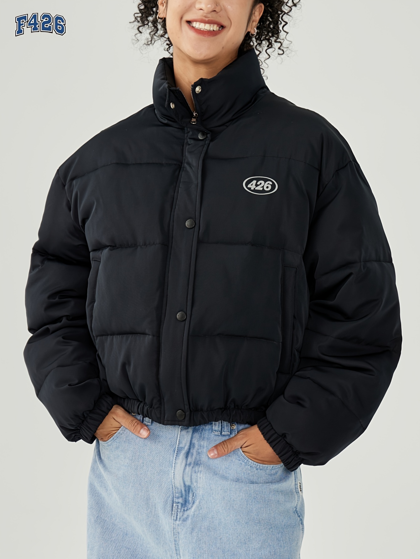 Snap on winter store coat