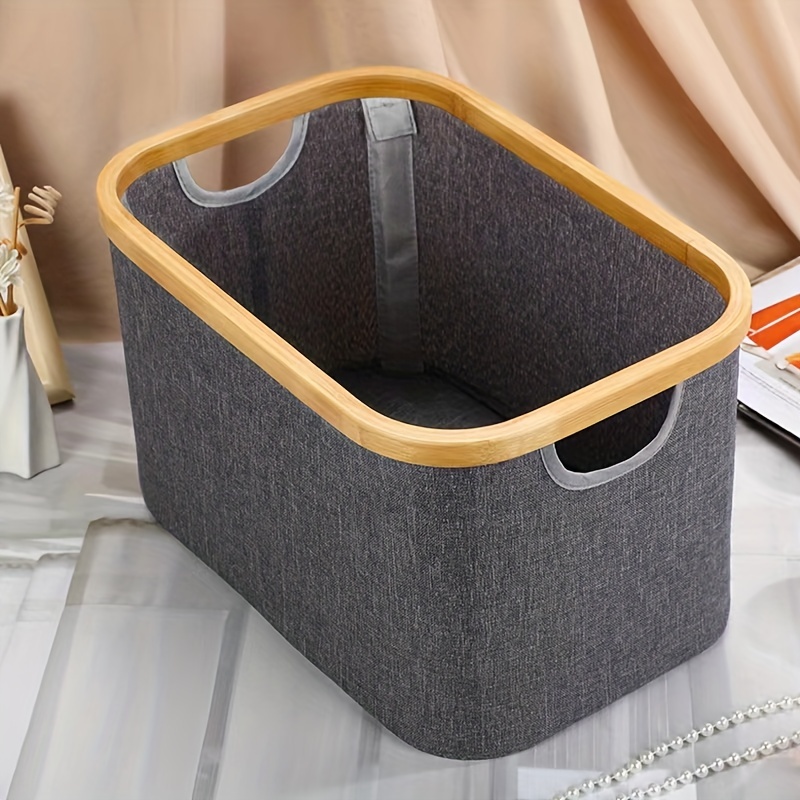Foldable Dirty Clothes Basket, Collapsible Laundry Baskets With Reinforced  Carry Handle, Laundry Storage Organizer - Temu