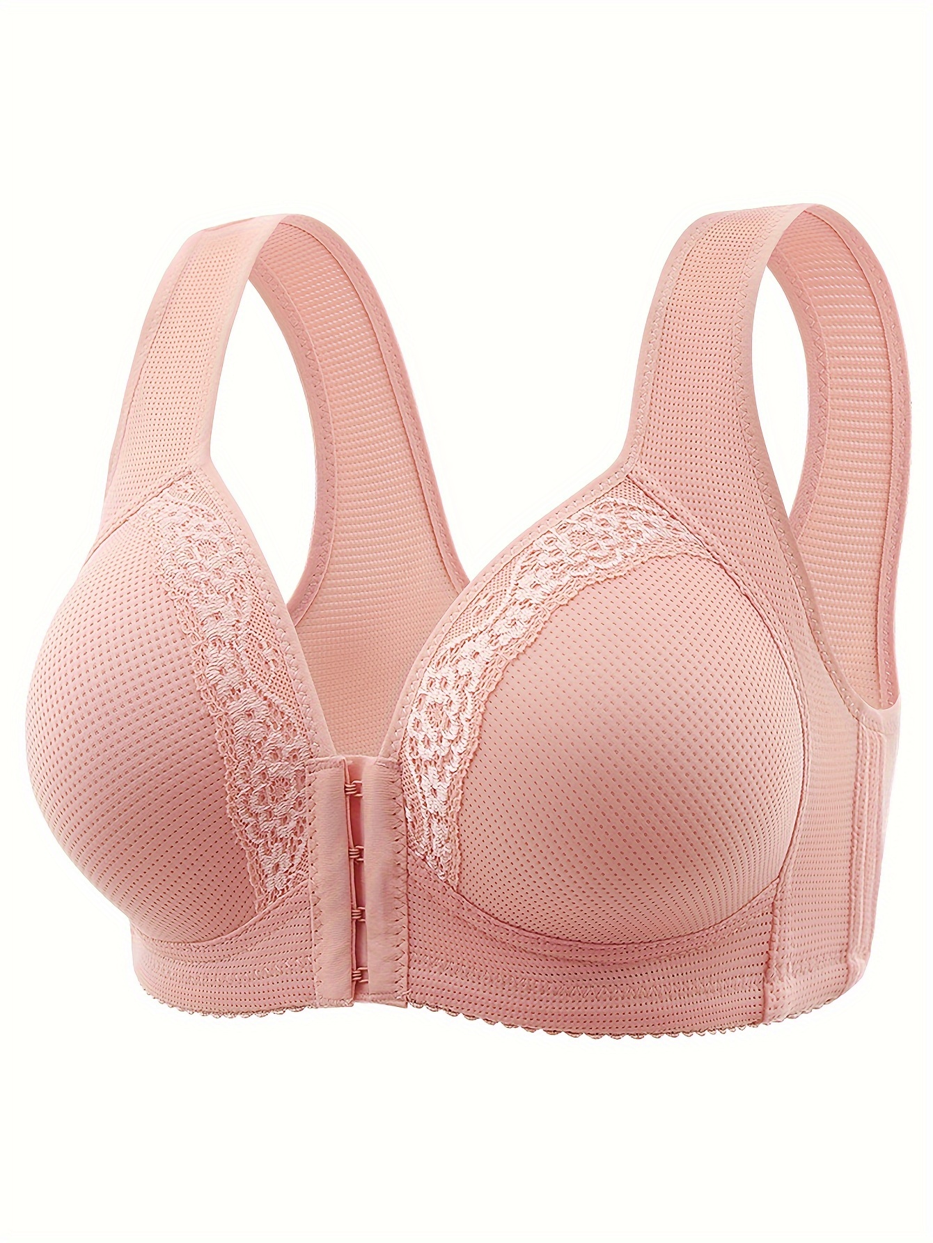 Women's Wireless Bras Closure Bra for Women Full Coverage Front Closure  Support Bra for Older Women Athletic, White, Small : : Clothing,  Shoes & Accessories