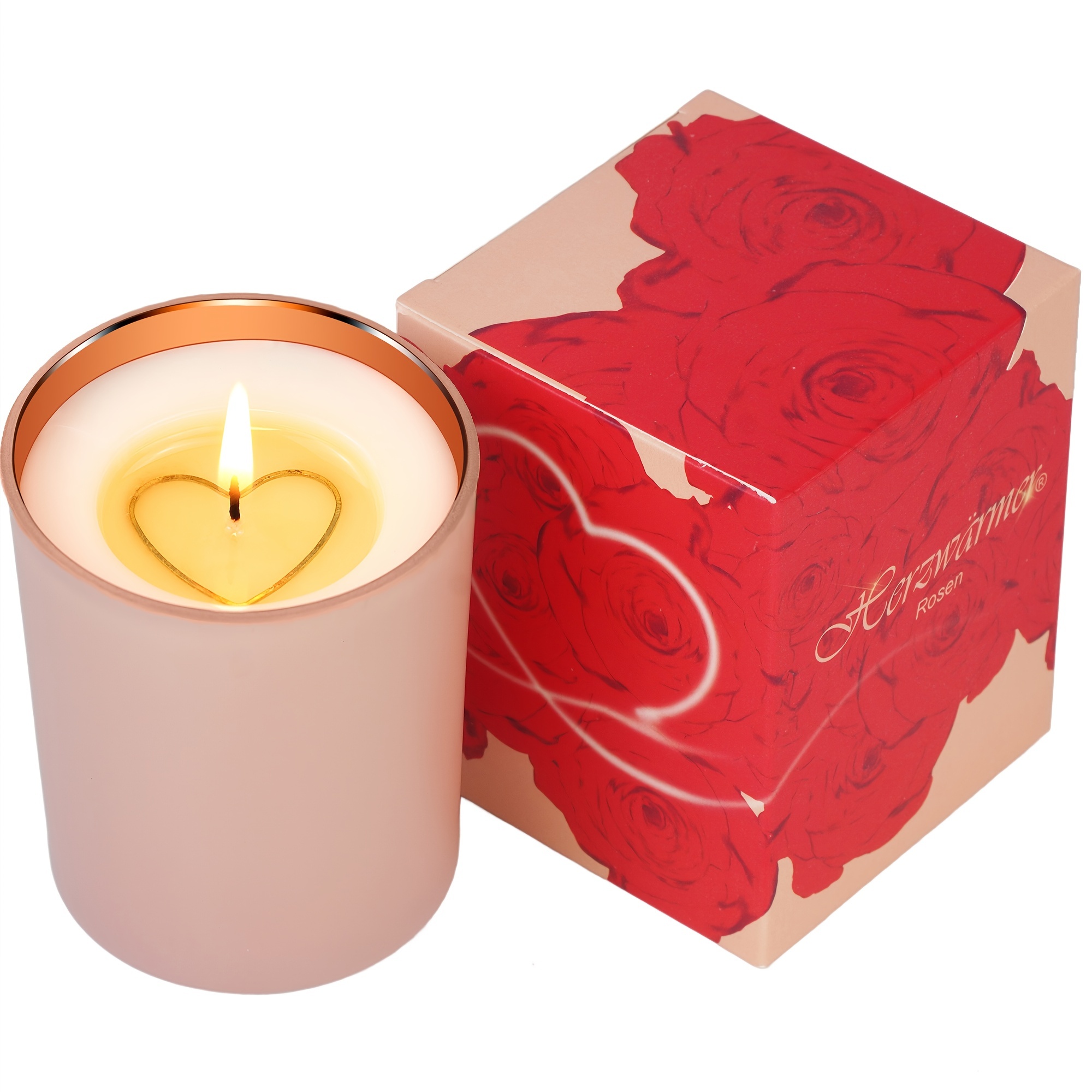 Heart shaped Aromatherapy Candle Party Atmosphere - Temu