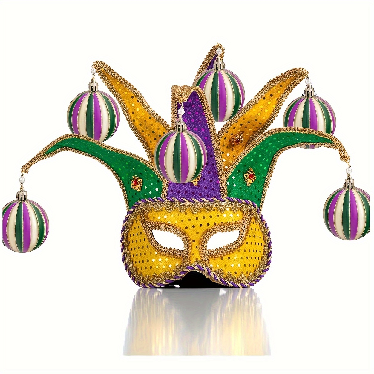 Mardi Gras Balls Ornaments For Home Tree Mardi - Temu
