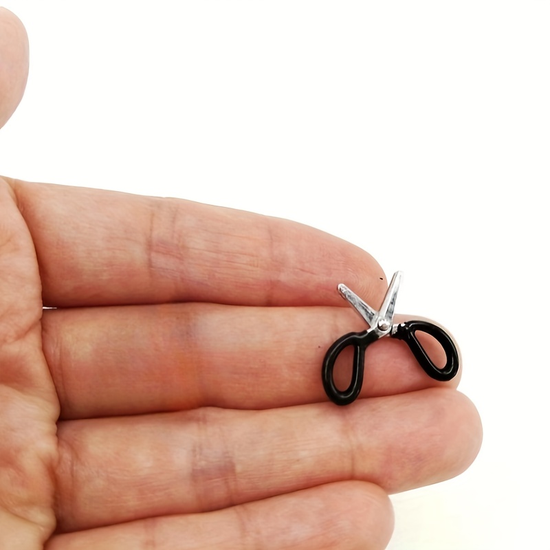 Doll House Mini Sewing Furniture Accessory, Silvery Small Scissors - Temu