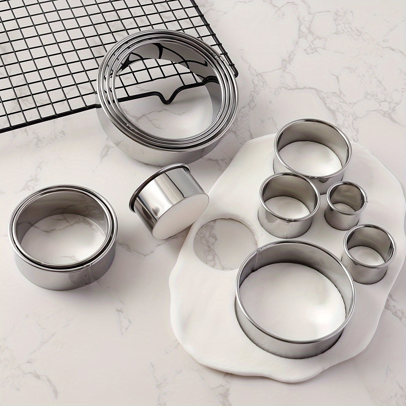 Pastry & Biscuit Cutters Round Set