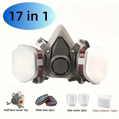 1 Kit De Respirateur Réutilisable Demi masque À Gaz Demi - Temu Canada
