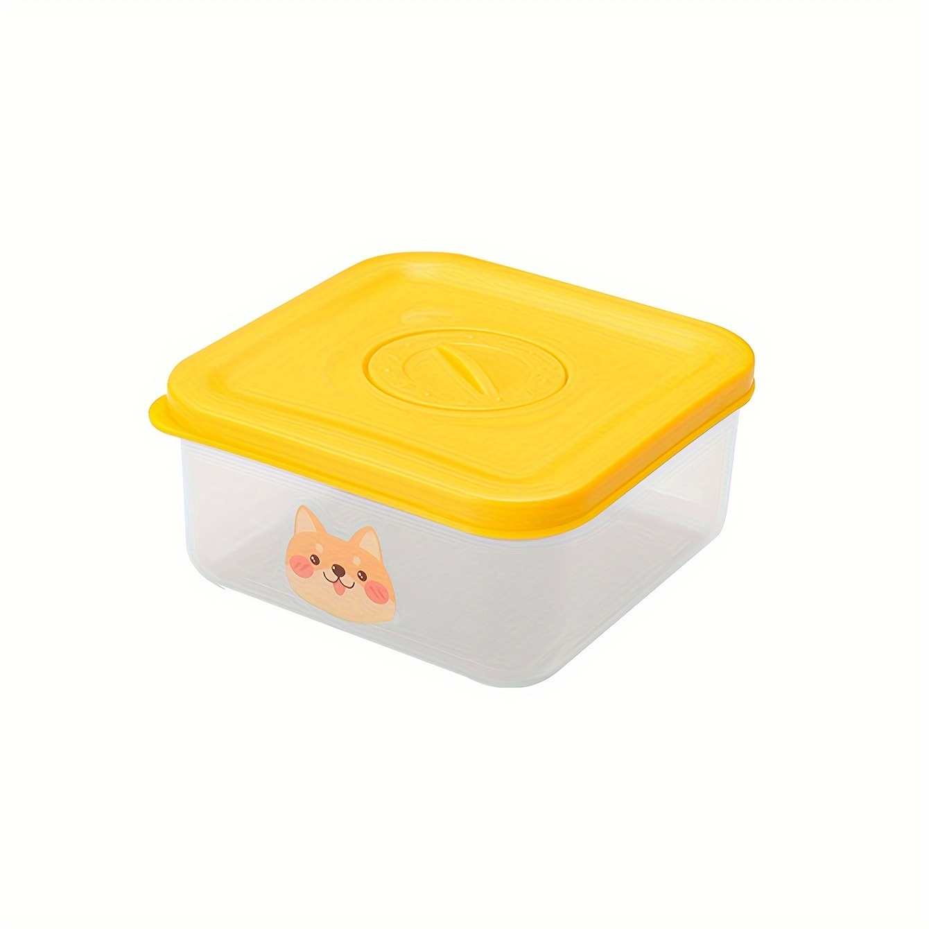 Cartoon 4 Color Household Reusable Rice Box With Lid, Refrigerator Frozen  Food Sealed Storage Box, Multifunctional Washable Portable Lunch Box,  Kitchen Supplies - Temu