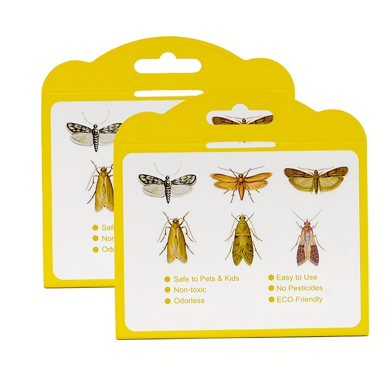 5/10/20 Pcs Moth Pheromone Trap Clothes Pantry Food Insects Sticky Glue Trap  Moths Pheromone Killer Reject Fly Insects Non-toxic