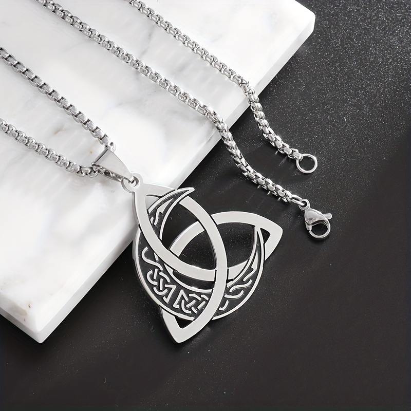Moon Crescent Witchcraft Pendant Witch Endless Necklace