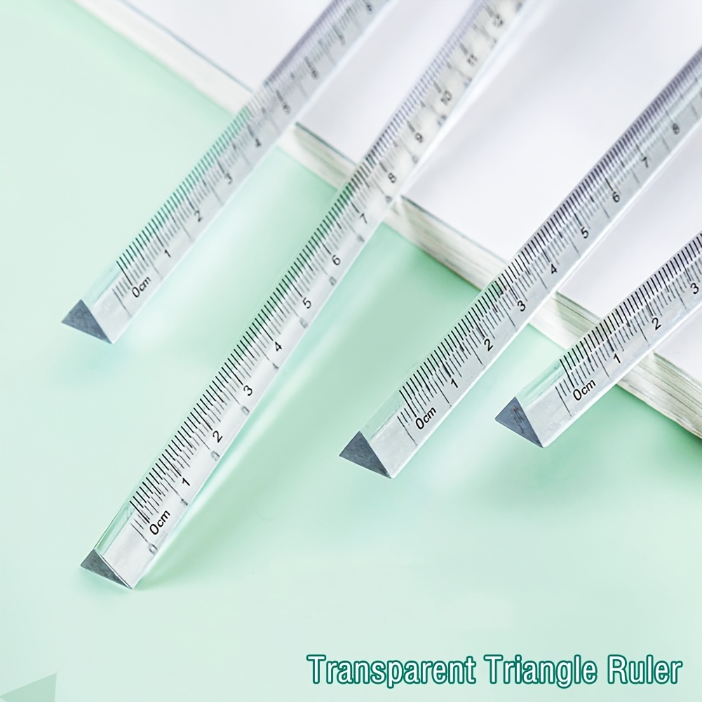 Straight Rulers clear Plastic Ruler Suitable For Student - Temu
