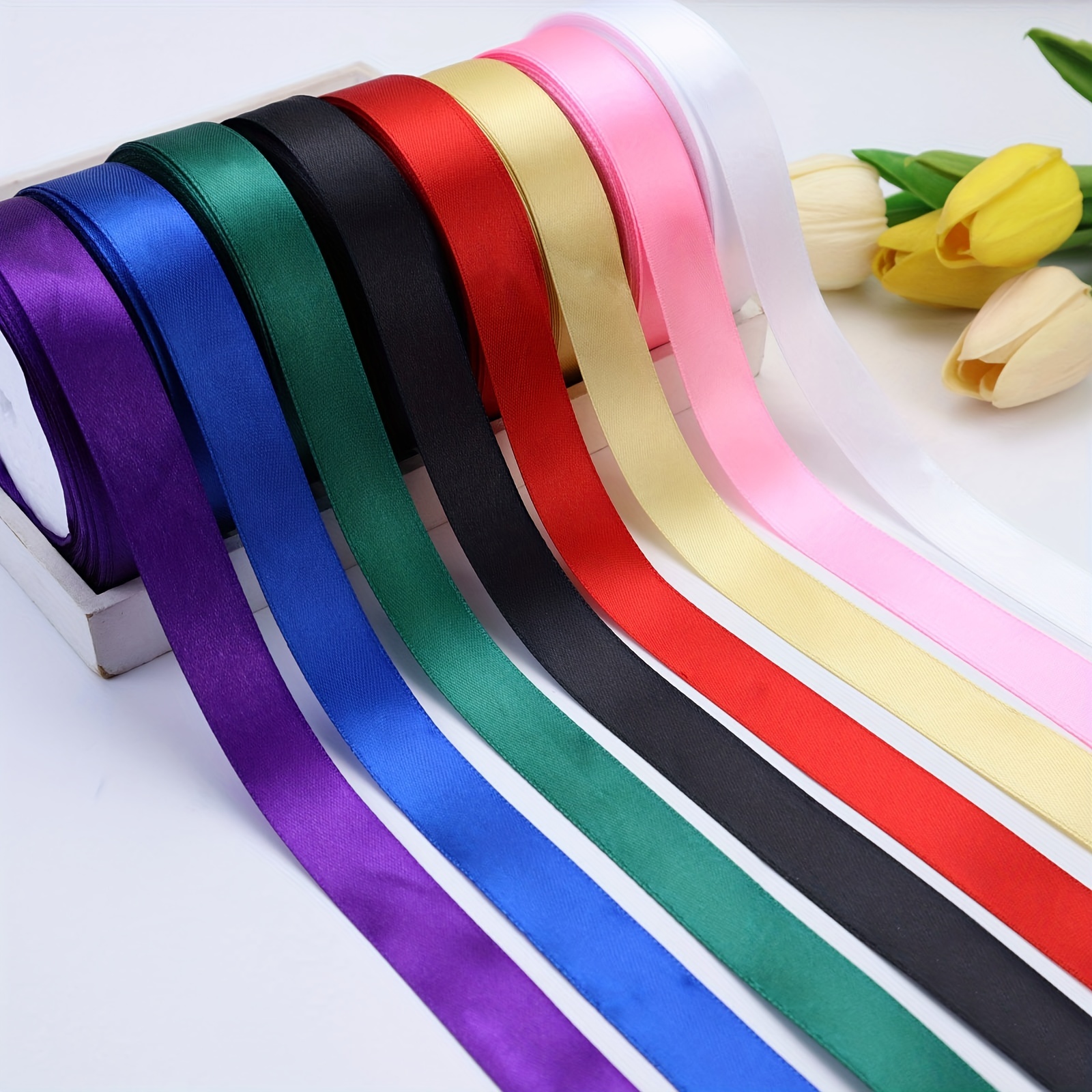 1 yards 1 cm Glitter Powder Printed Layered Satin Ribbon DIY handmade  hairpin bow jewelry material Bag Sewing Accessories