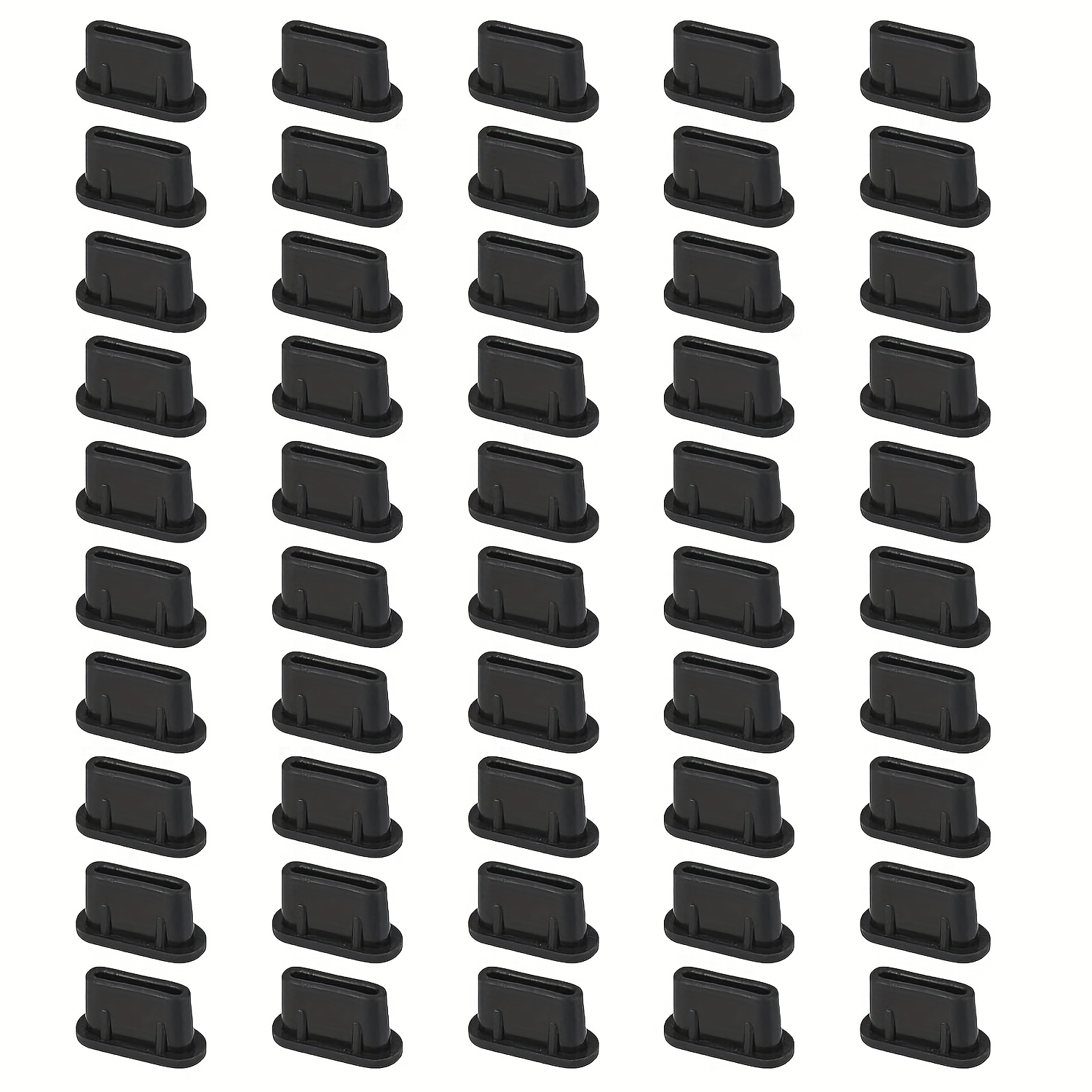 

50pcs usb c dust plug, type c cover usb-c charging port plugs for samsung galaxy s23 s22 ultra s21 fe s20, note 20, tab a8 s8, for All type-c devices & macbook laptop