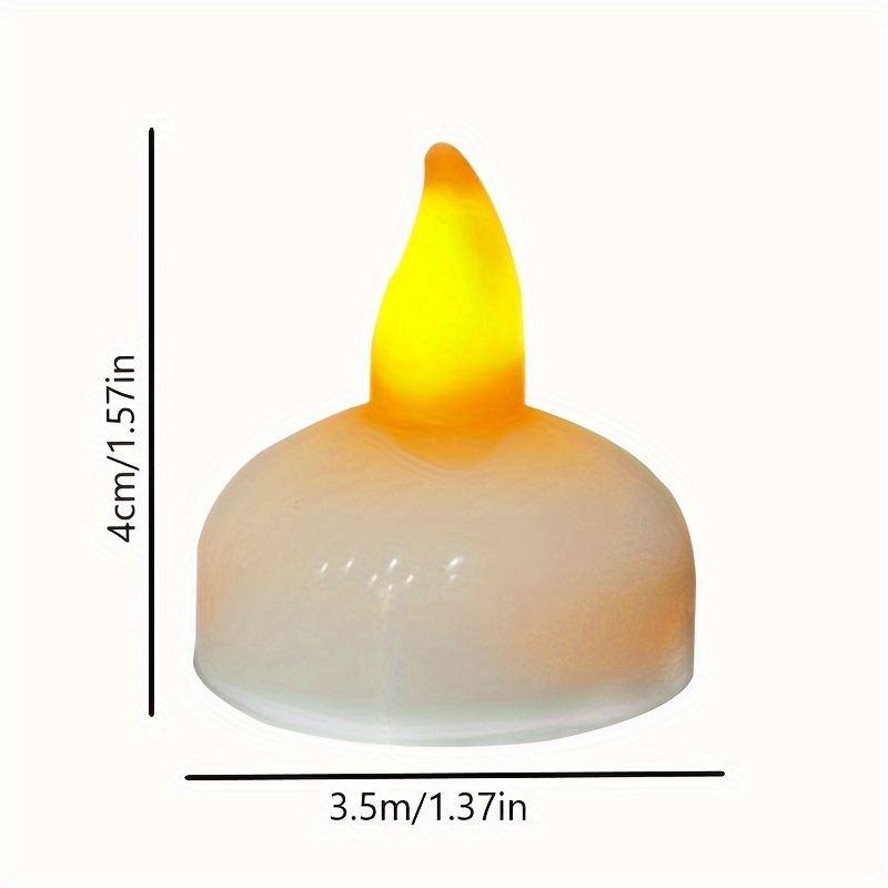 CANDELE GALLEGGIANTI PZ21-8ORE bianco, 17-SCH-8H-21-02, candele  galleggianti