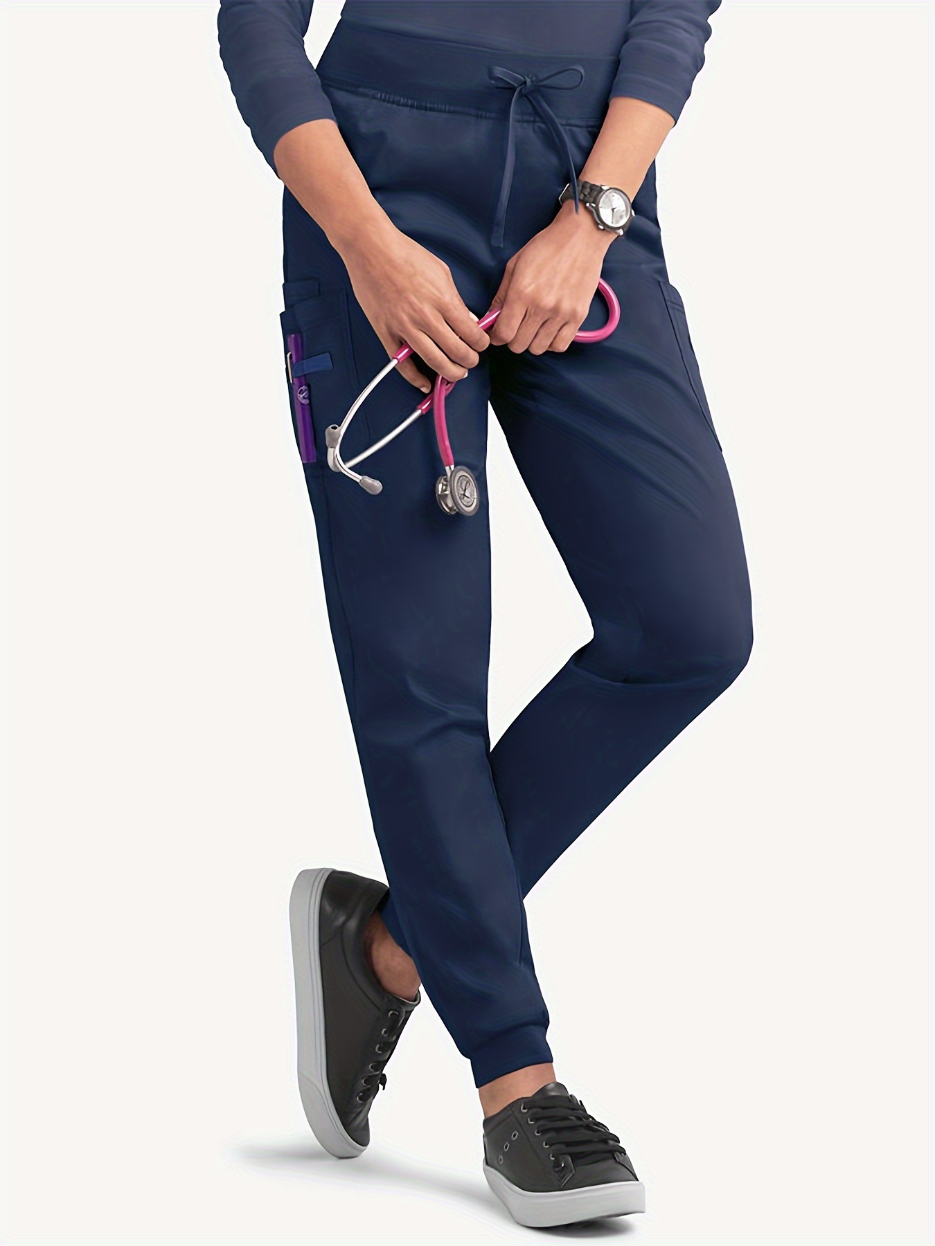 Pantalón médico deportivo de uniforme médico de 22 bolsillos para mujer ·  FIGS